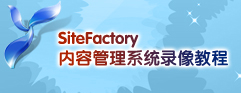 SiteFactory内容管理系统录像专集(1DVD)